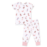 Viscose from Bamboo Short Sleeve Loungewear Set by Angel Dear (view 2 of 5)
