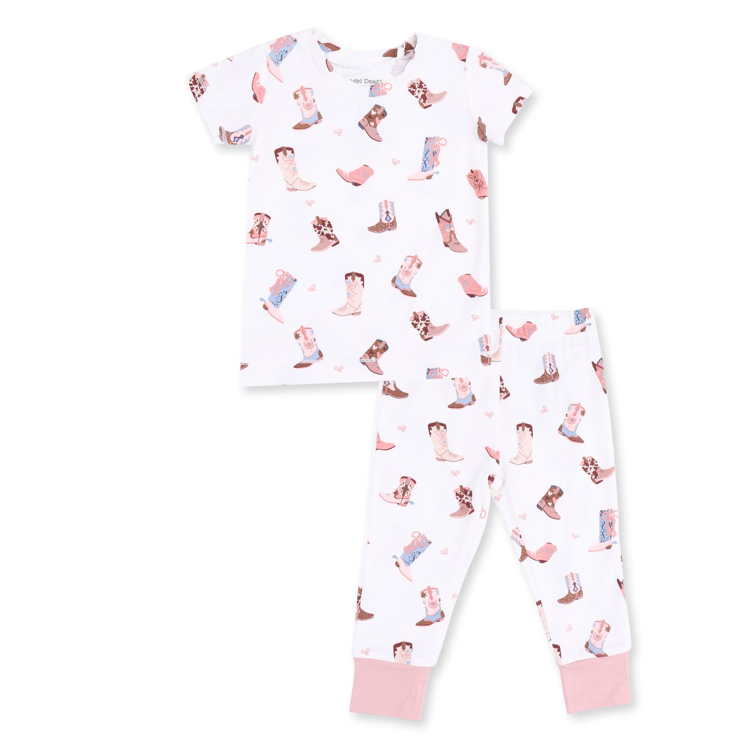 Viscose from Bamboo Short Sleeve Loungewear Set by Angel Dear (view 2 of 5)