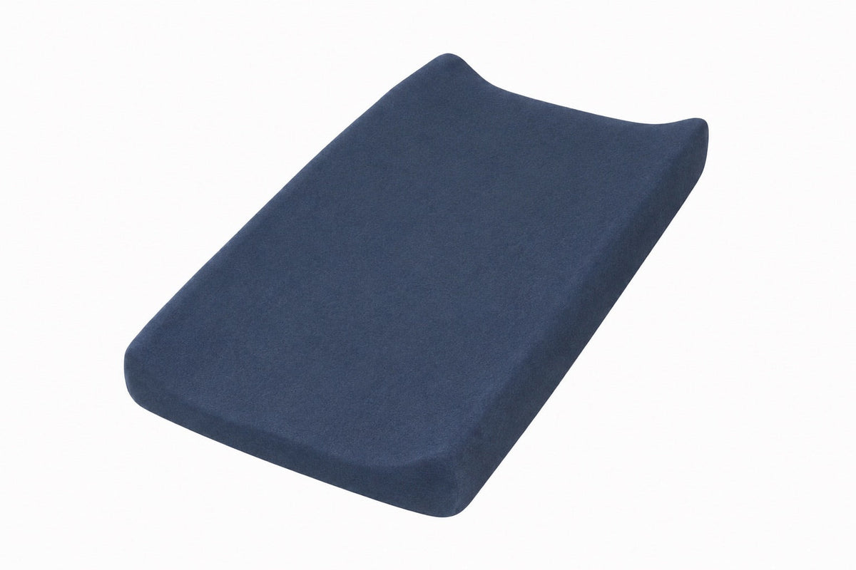 Dark Denim Changing Pad Cover by Little Mae & Co