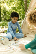 Terry Applique Set - Blue by Crew Kids NY