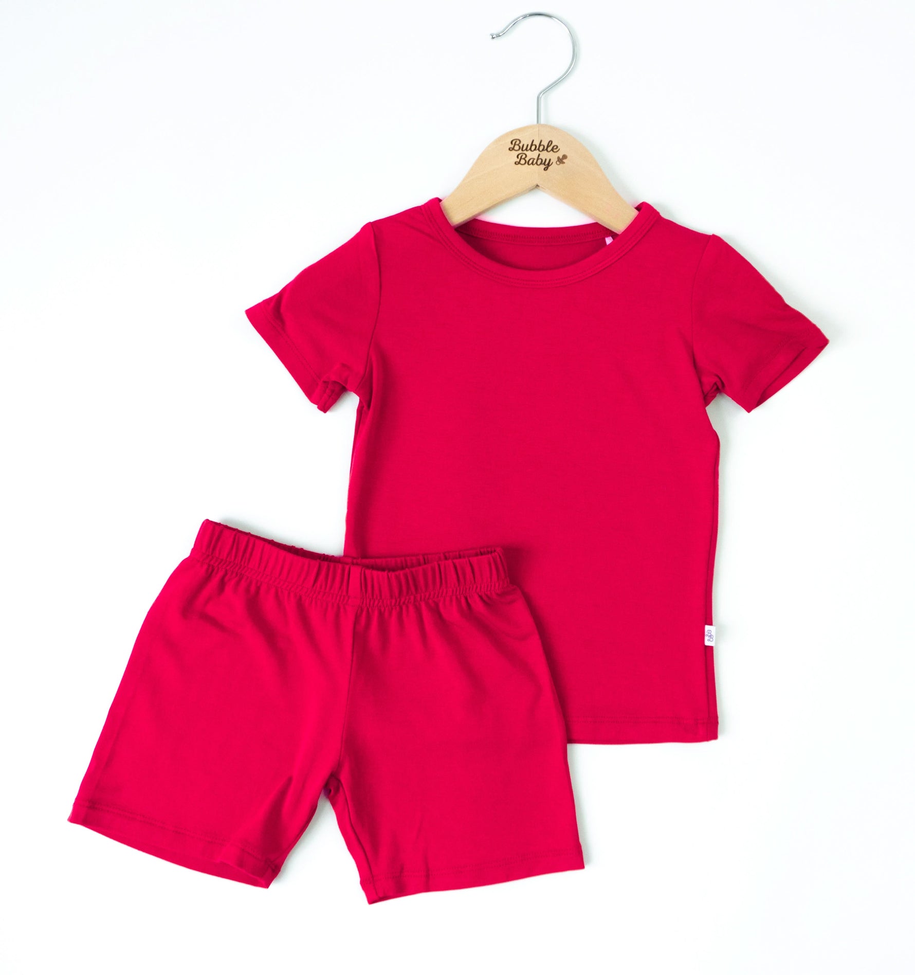 Hibiscus | Short Sleeve Pajamas by Bubble Baby at Everetts Place