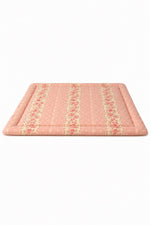 Pink Rose Padded Baby Play Mat by Little Mae & Co