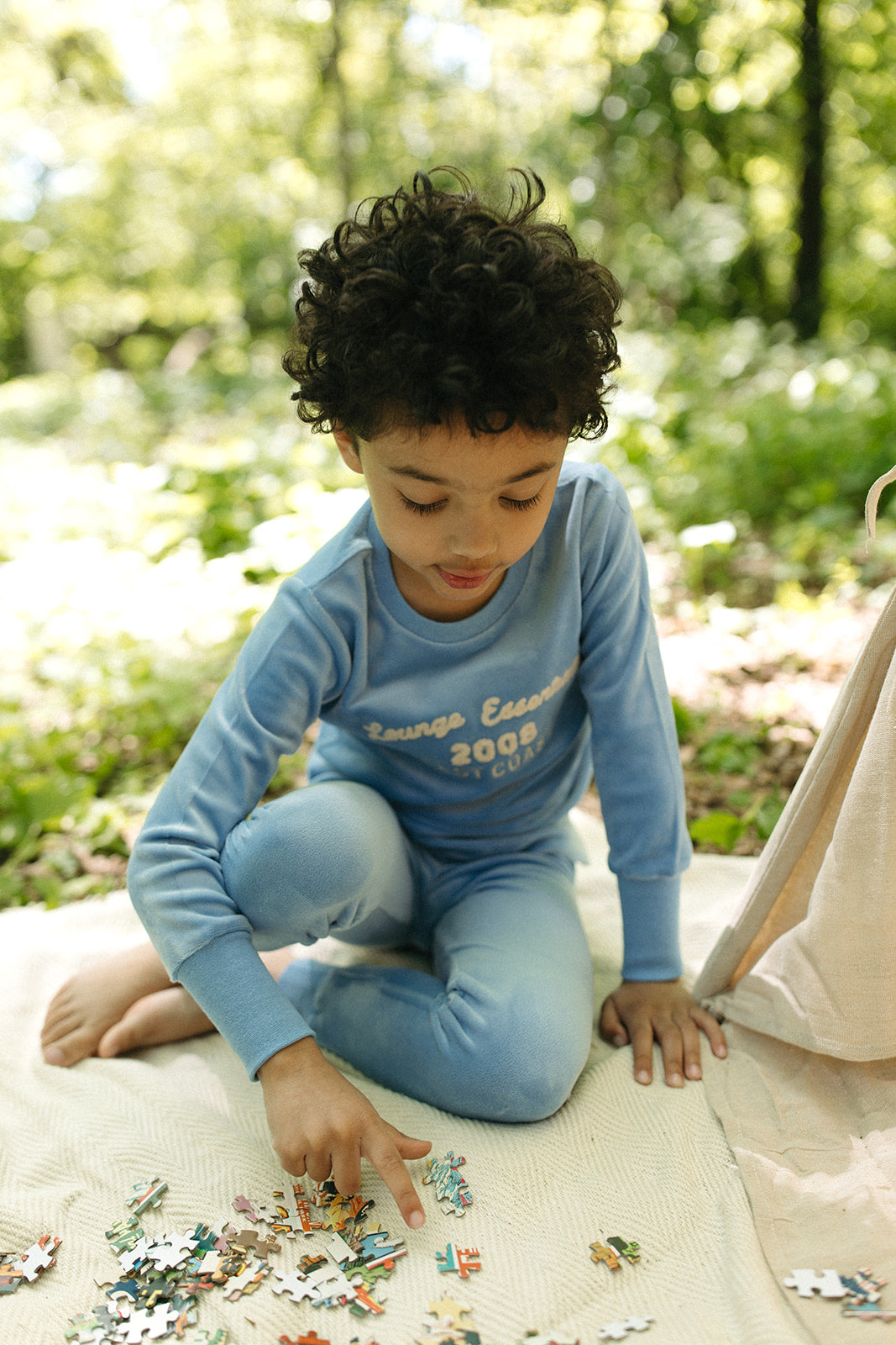 Terry Applique Set - Blue by Crew Kids NY