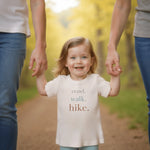 Crawl Walk Hike Organic Graphic Tee For Toddlers By Finn And Emma Adventure Ready Finn + Emma 