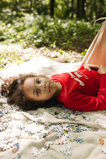 Terry Applique Set - Coral by Crew Kids NY