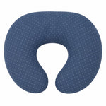 Denim Dot Ruffle Nursing Pillow Cover by Little Mae & Co