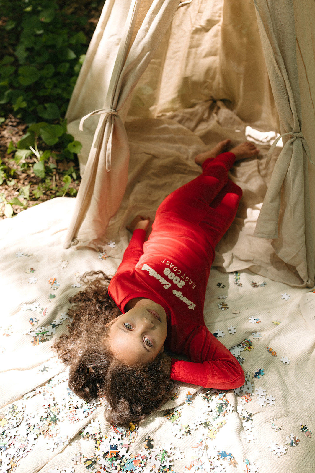 Terry Applique Set - Coral by Crew Kids NY