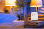 Sleeping Pal portable night light with soothing sound machine for babies.