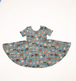 My First National Parks Adventure Girls Dress | Nature Print Dress Sizes 2-6 by Rayn’s Tiny Stitches
