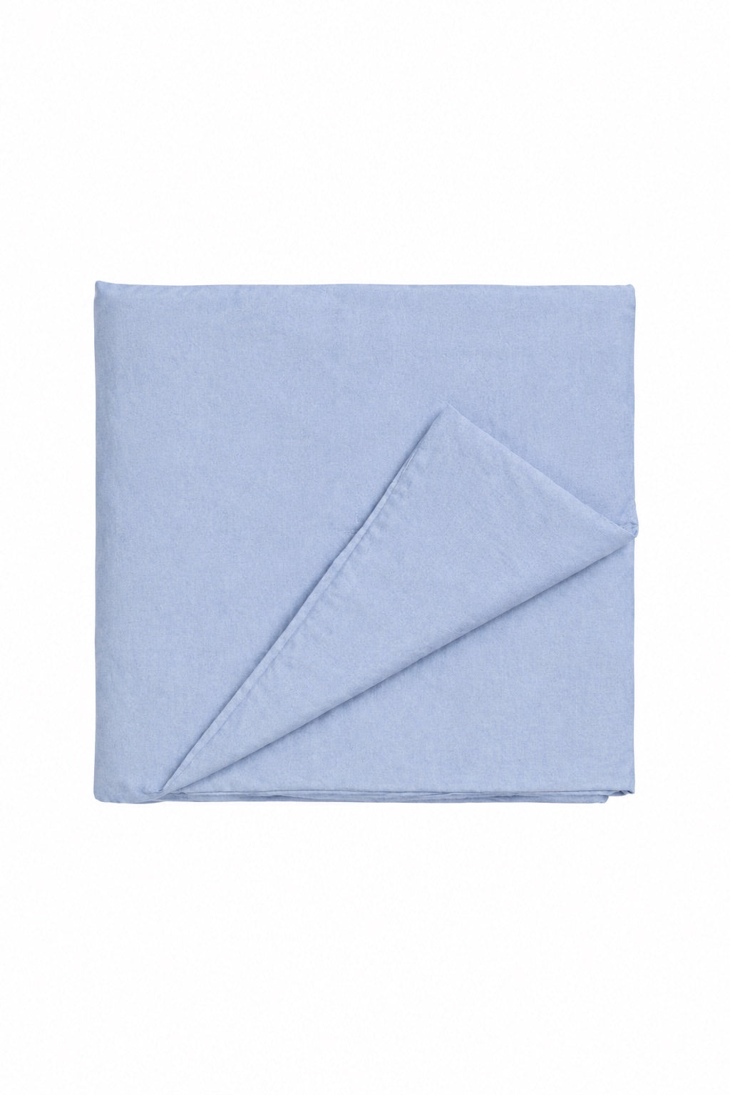Light Denim Crib Quilted Blanket by Little Mae & Co