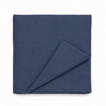 Dark Denim Crib Quilted Blanket by Little Mae & Co