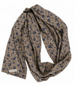 Blue Brown Rose Ring Sling Carrier by Little Mae & Co
