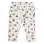 Organic Ruffle Bodysuit & Pants Set - Winter Berry by Makemake Organics