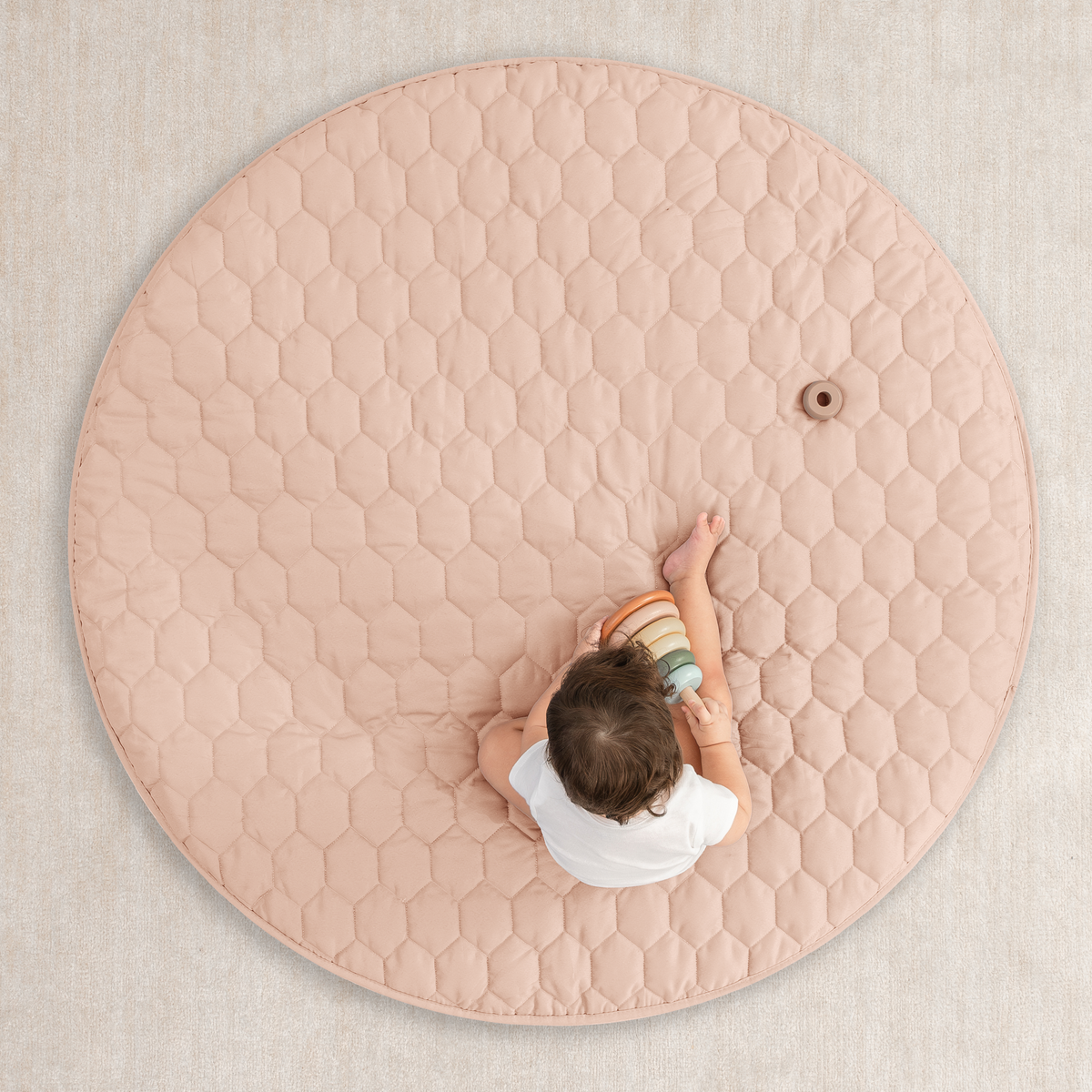 Play Mat with Non-Slip Bottom in Blush by Comfy Cubs at Everetts Place