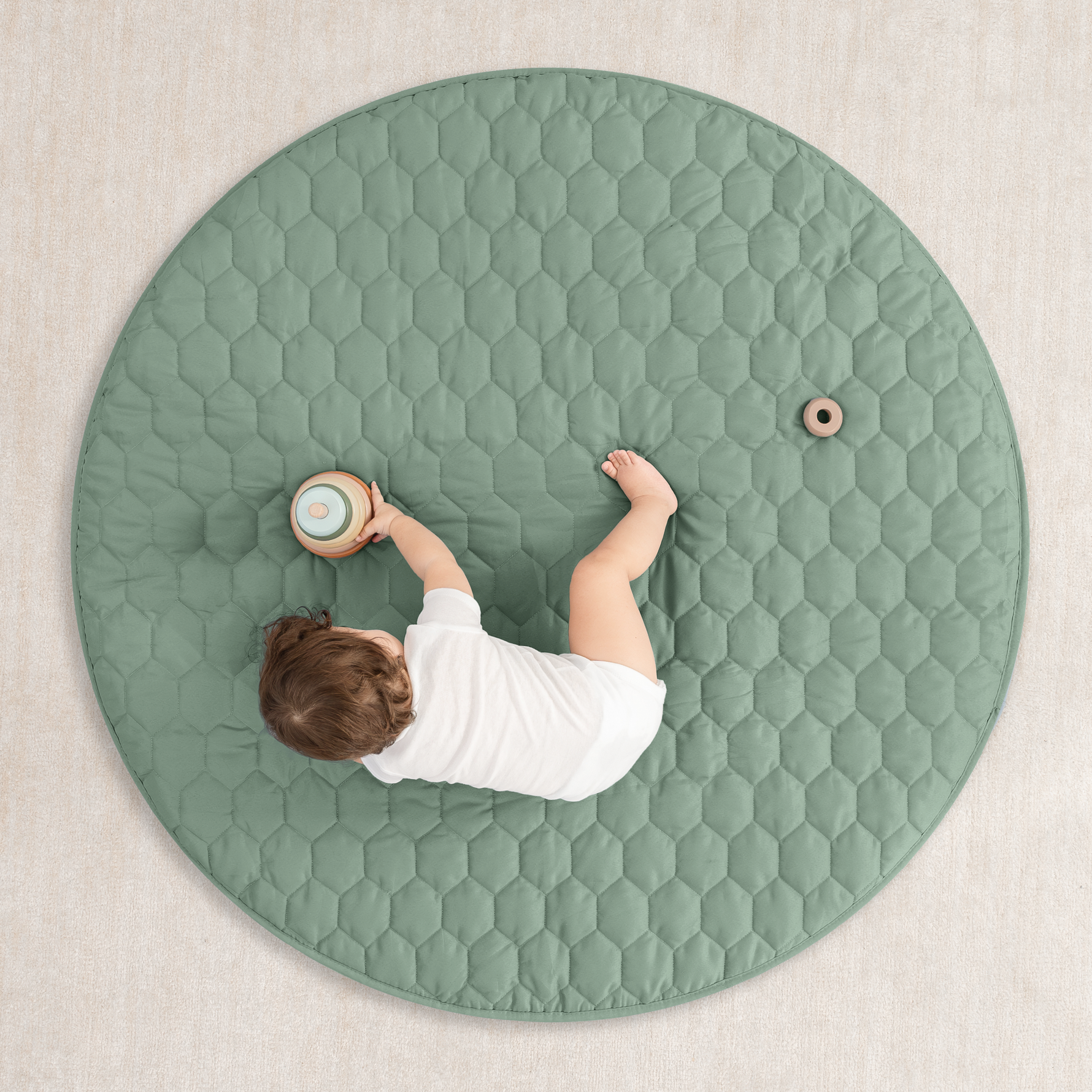 Play Mat with Non-Slip Bottom in Fern by Comfy Cubs at Everetts Place