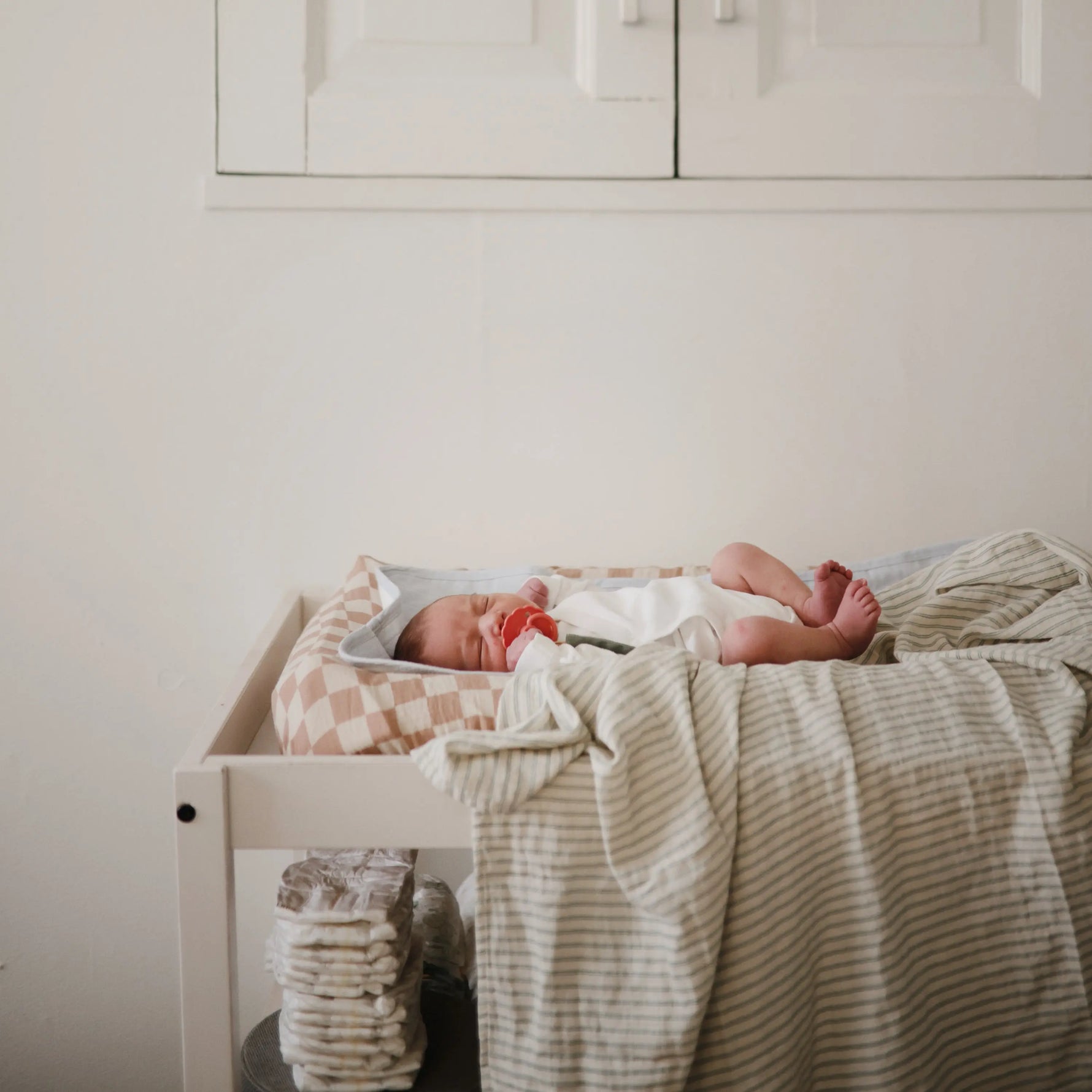 Mushie Organic Cotton Muslin Swaddle Blanket for Baby Cuddling and Nursing - Baby & Toddler > Swaddling & Receiving Blankets Swaddle