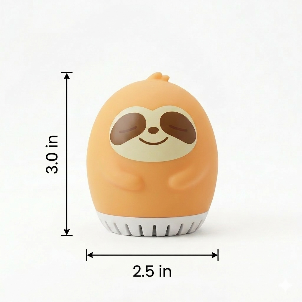 Sleeping Pal sloth-shaped portable night light and sound machine for toddlers.