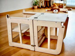 Kidodido 2in1 Montessori Learning Tower and Desk for Kids at Home - Furniture > Baby & Toddler Furniture > Baby & Toddler Furniture Sets Learning Towers