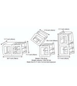 Kidodido 2in1 Montessori Learning Tower and Desk for Kids at Home - Furniture > Baby & Toddler Furniture > Baby & Toddler Furniture Sets Learning Towers