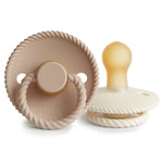 Mushie Frigg Rope Natural Rubber Pacifier 2 Pack - Baby & Toddler > Baby Health > Pacifiers & Teethers RUBBER FRIGG PACIFIERS