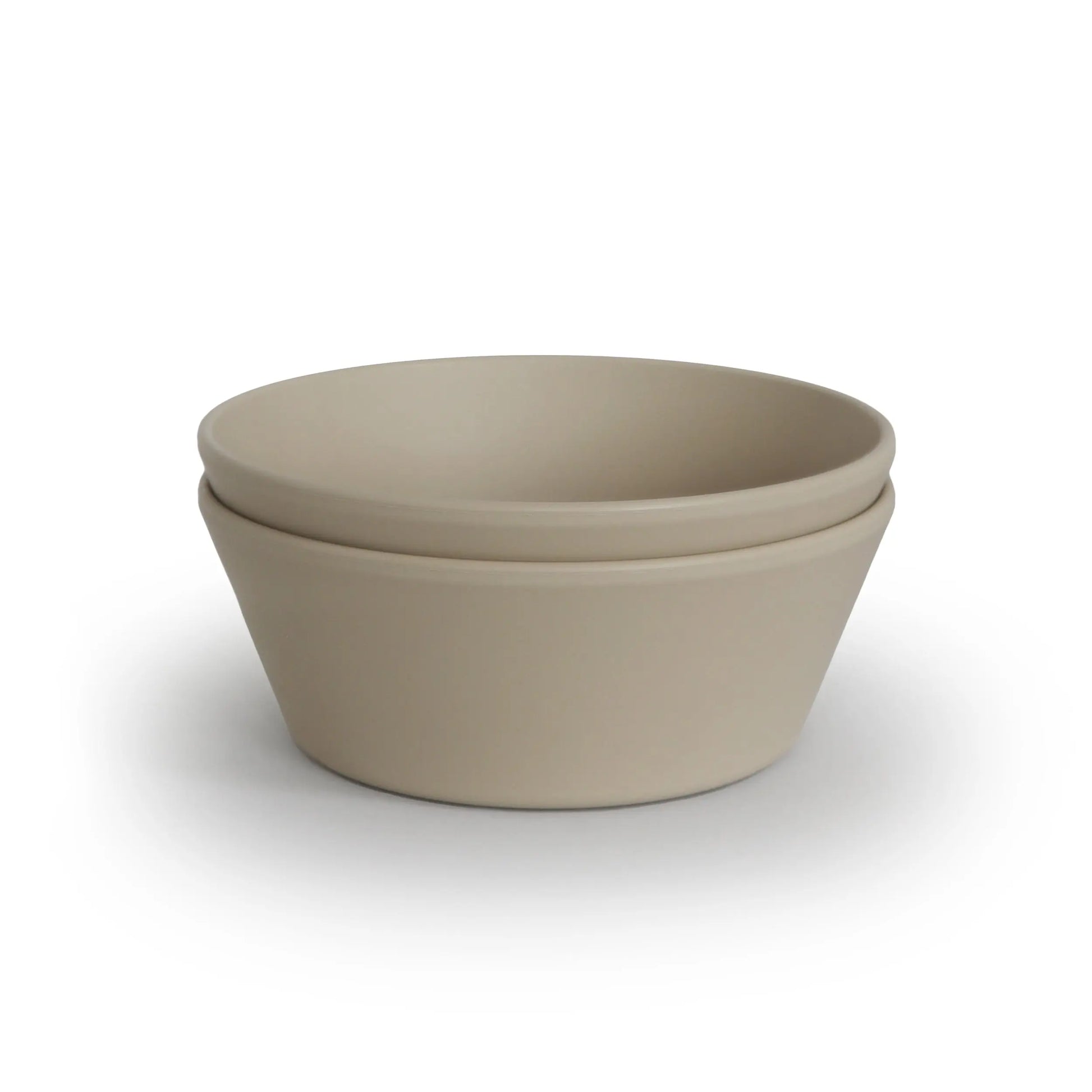 Round Dinnerware Bowl Set BPA Free Plastic Dishwasher Safe Microwave Safe Mushie