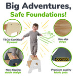 Solid Hardwood 2-Step Toddler Step Stool by Ocodile.com