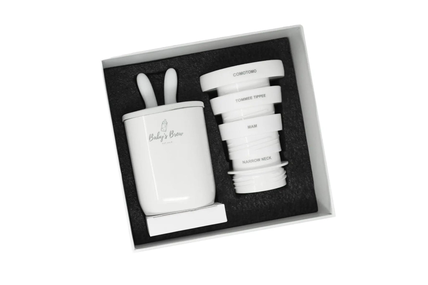 The Baby's Brew 3.0 Portable Bottle Warmer Adapter Set (Warmer + Four Adapters) - 