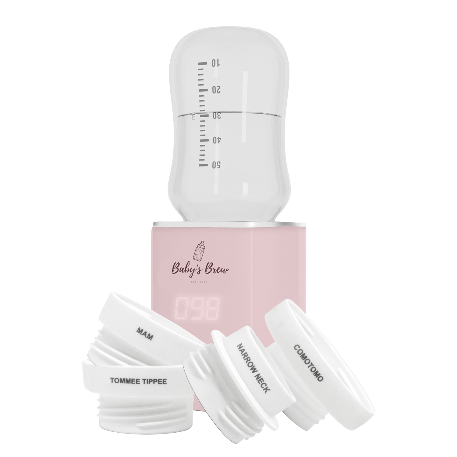 The Baby's Brew 3.0 Portable Bottle Warmer Adapter Set (Warmer + Four Adapters)Everetts Place