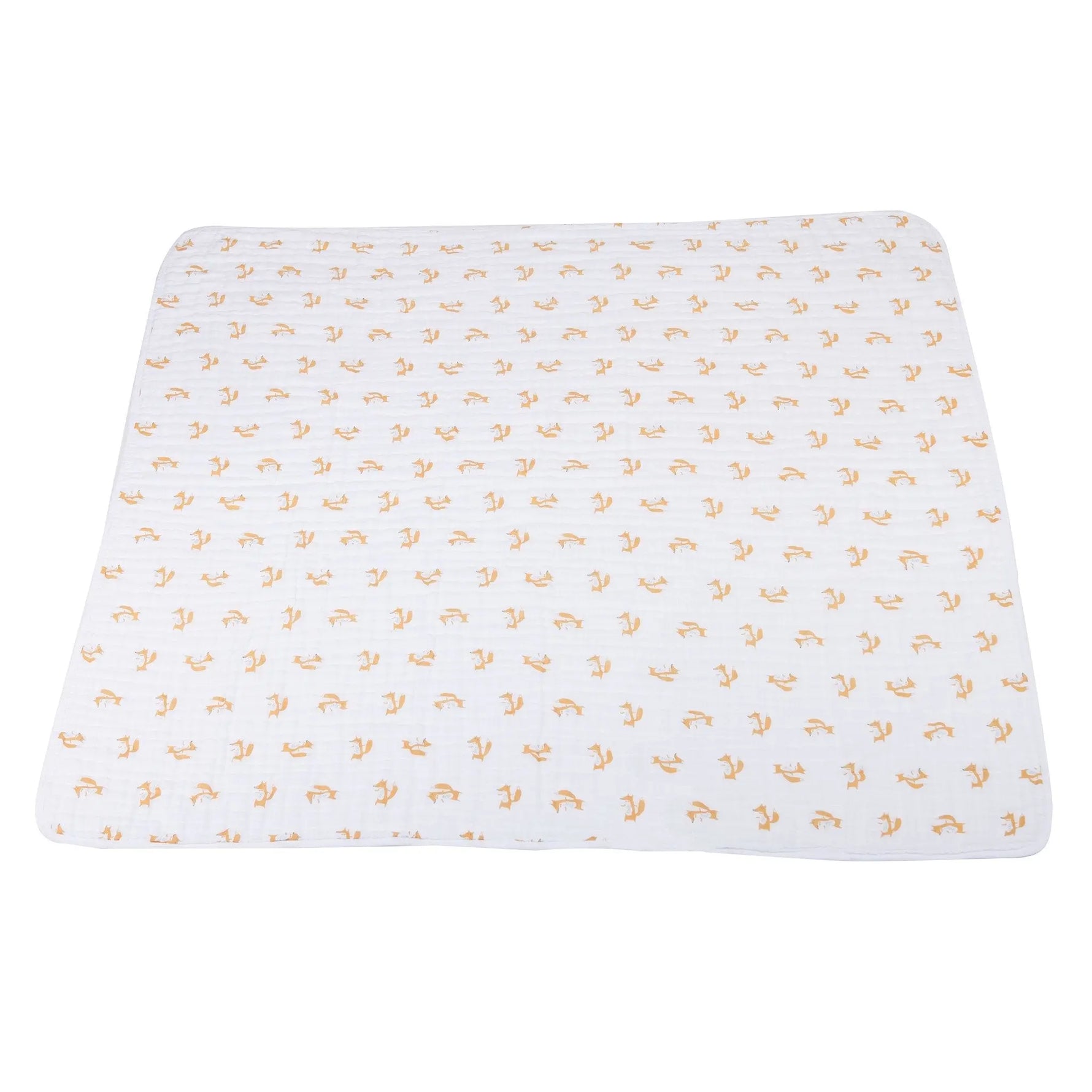 Newcastle Classics Fancy Fox Cotton Muslin Newcastle Blanket with Breathable Softness for Babies - Cotton Newcastle Blanket