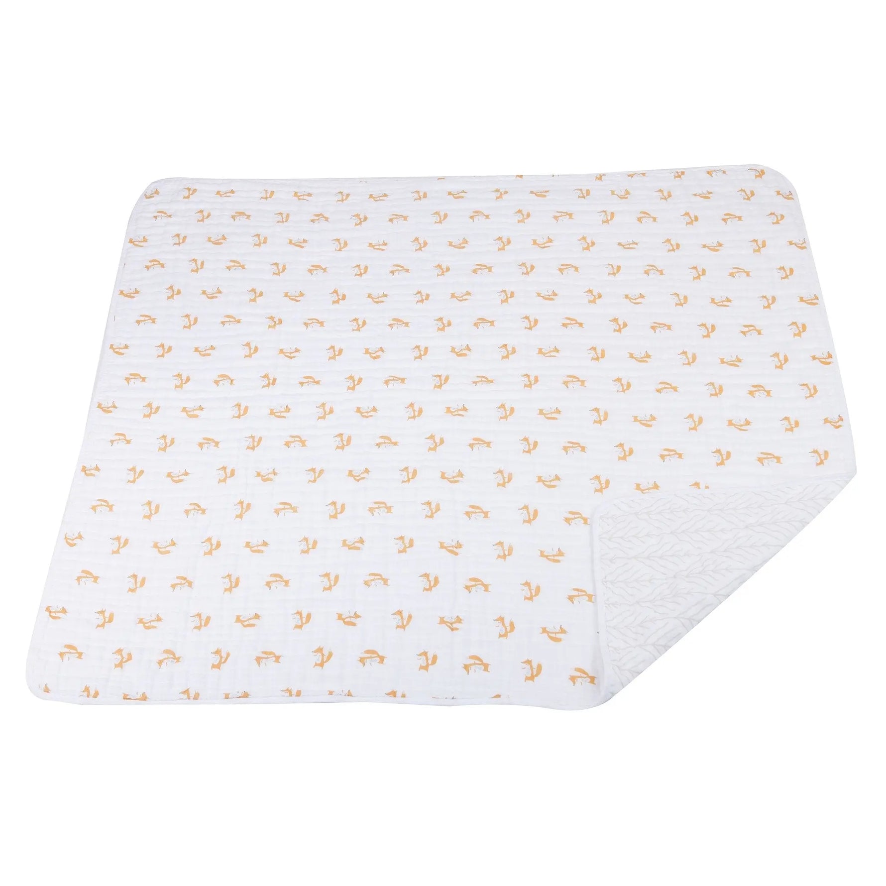 Newcastle Classics Fancy Fox Cotton Muslin Newcastle Blanket with Breathable Softness for Babies - Cotton Newcastle Blanket