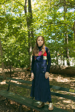 Sofi Pleated Maxi Skirt - Denim by Crew Kids NY (view 3 of 6)