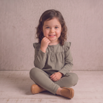 Organic Legging Set of 2 - Winter Berry + Olive by Makemake Organics