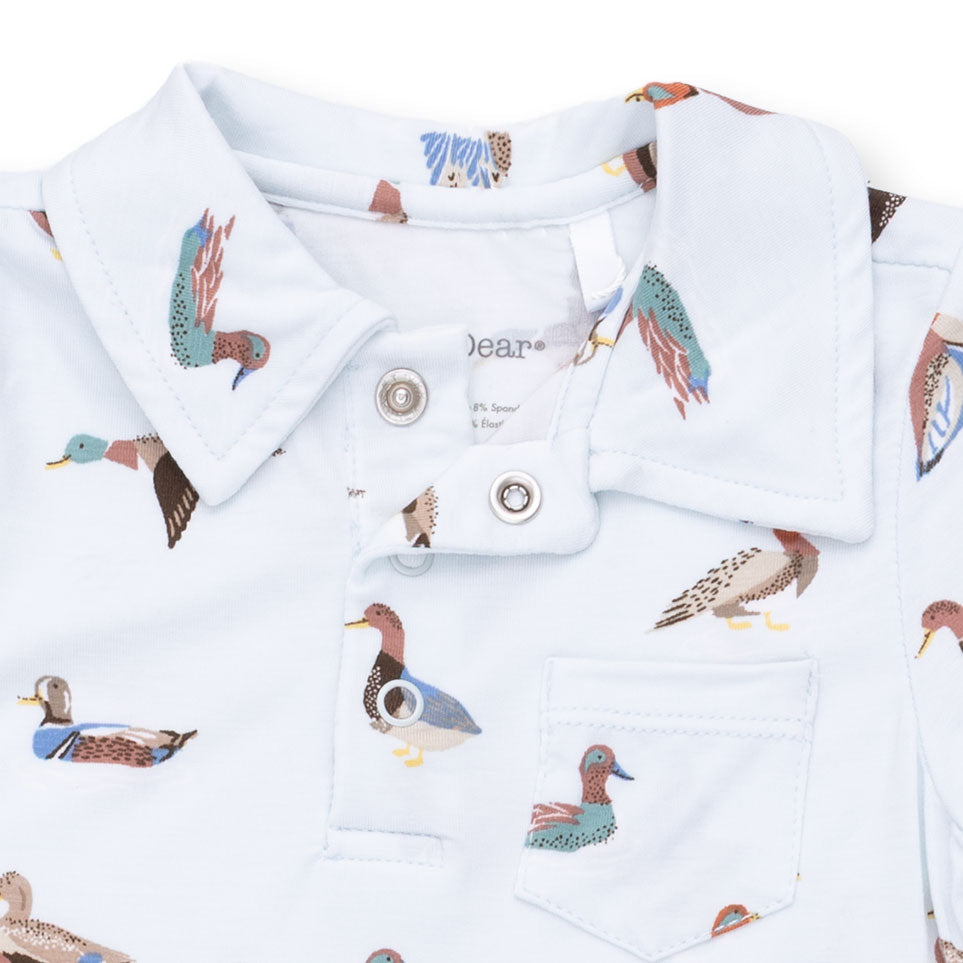 American Ducks - Polo Romper by Angel Dear