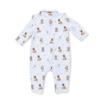 Viscose from Bamboo Polo Romper - Bestie Dogs Blue by Angel Dear (view 3 of 5)