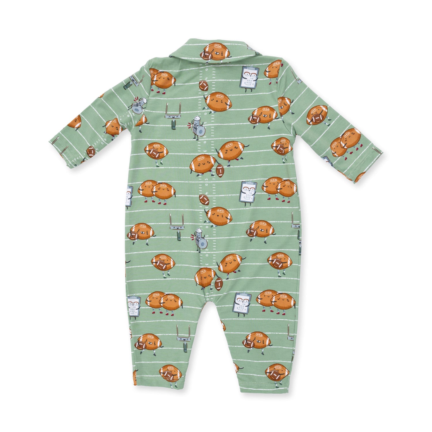 Footballs Playing Football - Polo Romper