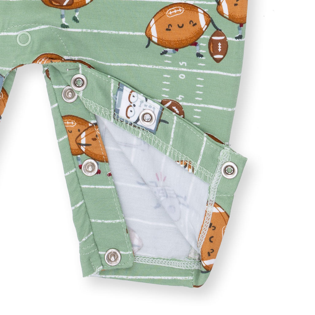 Footballs Playing Football - Polo Romper by Angel Dear (view 5 of 5)