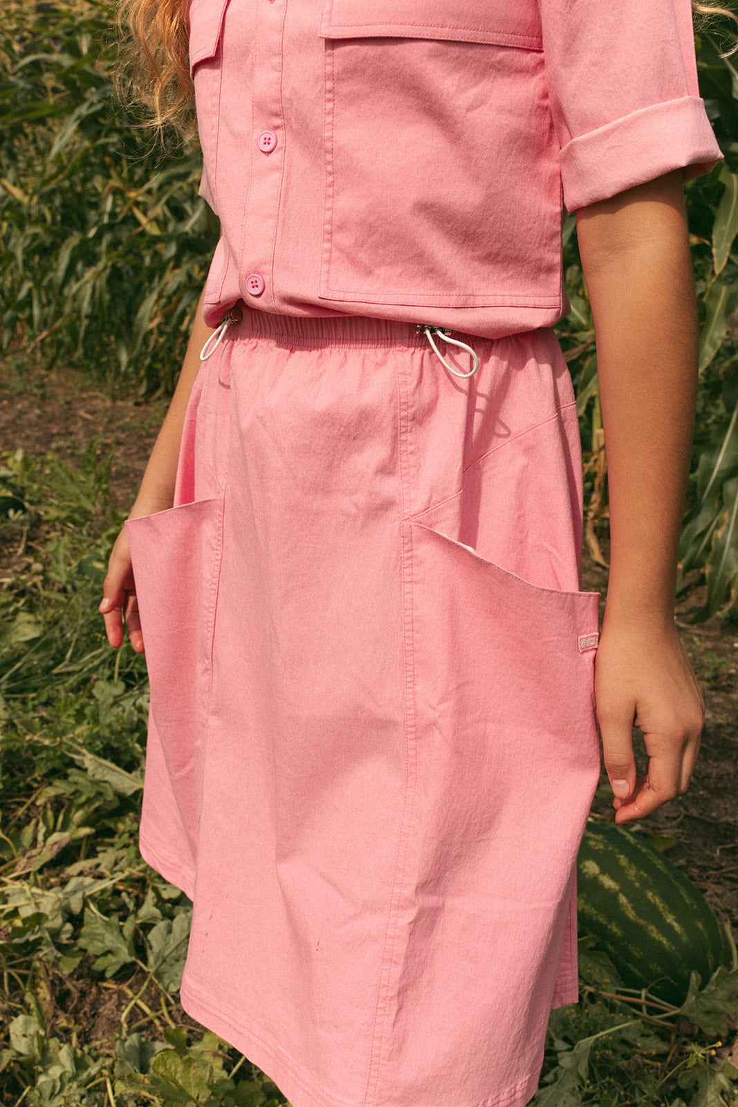 Crew Kids NY Aline Skirt With Drawstring Waist For Girls
