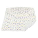 Vintage Bicycle and Northern Star Bamboo Muslin Newcastle Blanket by Newcastle Classics
