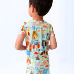 Organic The Second-Skin 2-Piece Short Sleeve Pajama | Mindful Doggos by Raising Mama at Everetts Place