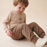 Organic Long Sleeve Tee - Mushroom by Makemake Organics