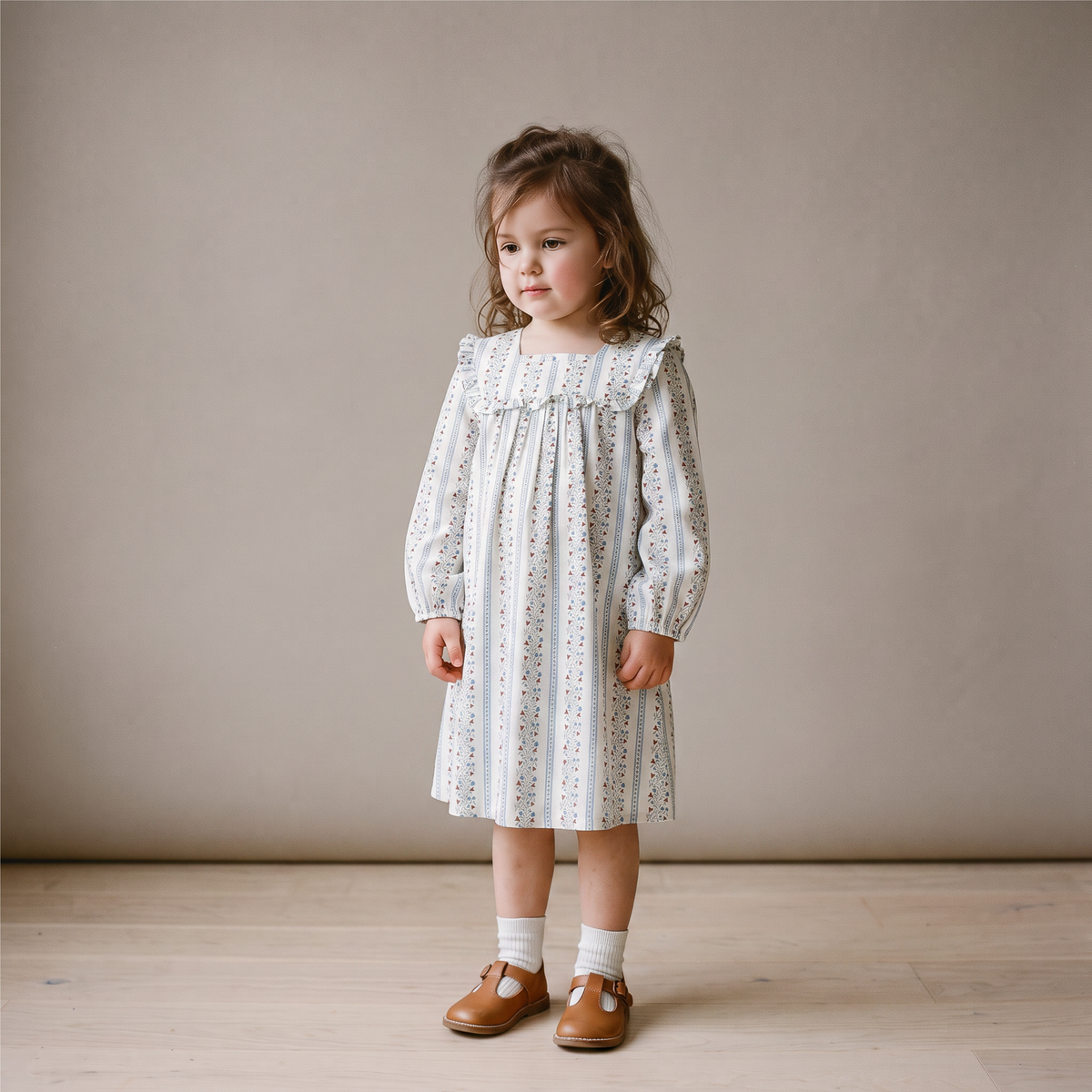 Organic Twill Dress - Vine Trail by Makemake Organics