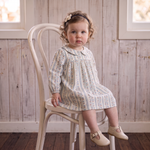 Organic Peter Pan Collar Dress - Vine Trail by Makemake Organics