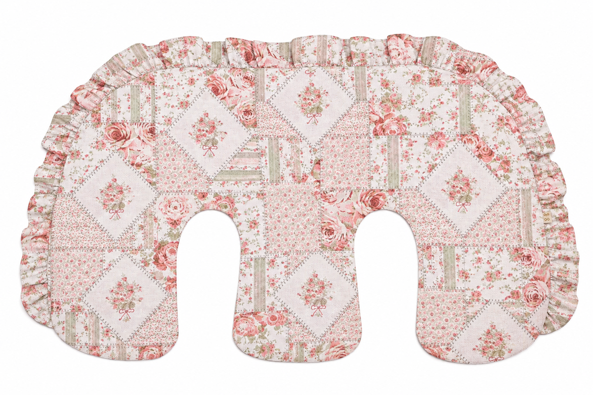Ruffle Twins Nursing Pillow Cover by Little Mae & Co