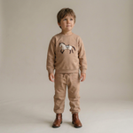 Organic Fleece Sweatshirt - Horse by Makemake Organics