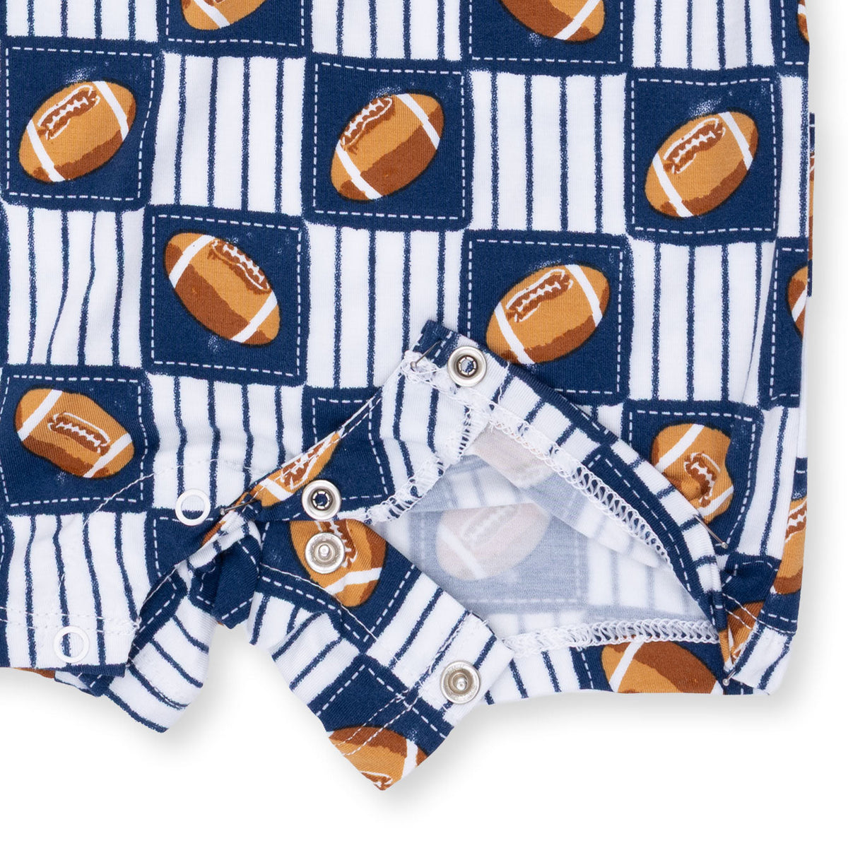 Football Patchwork - Polo Shortie by Angel Dear