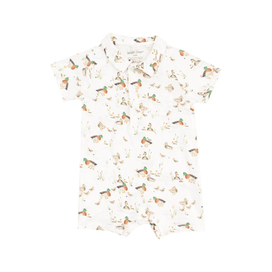 Polo Shortie Duckling Families Stylish Comfortable Romper.