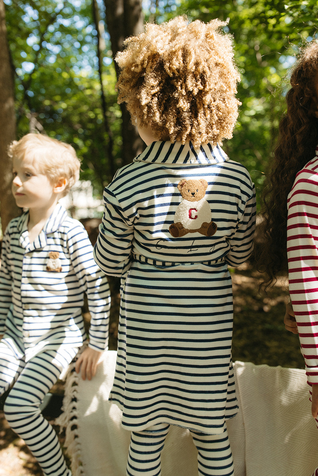 Teddy Lounge Robe - Navy by Crew Kids NY