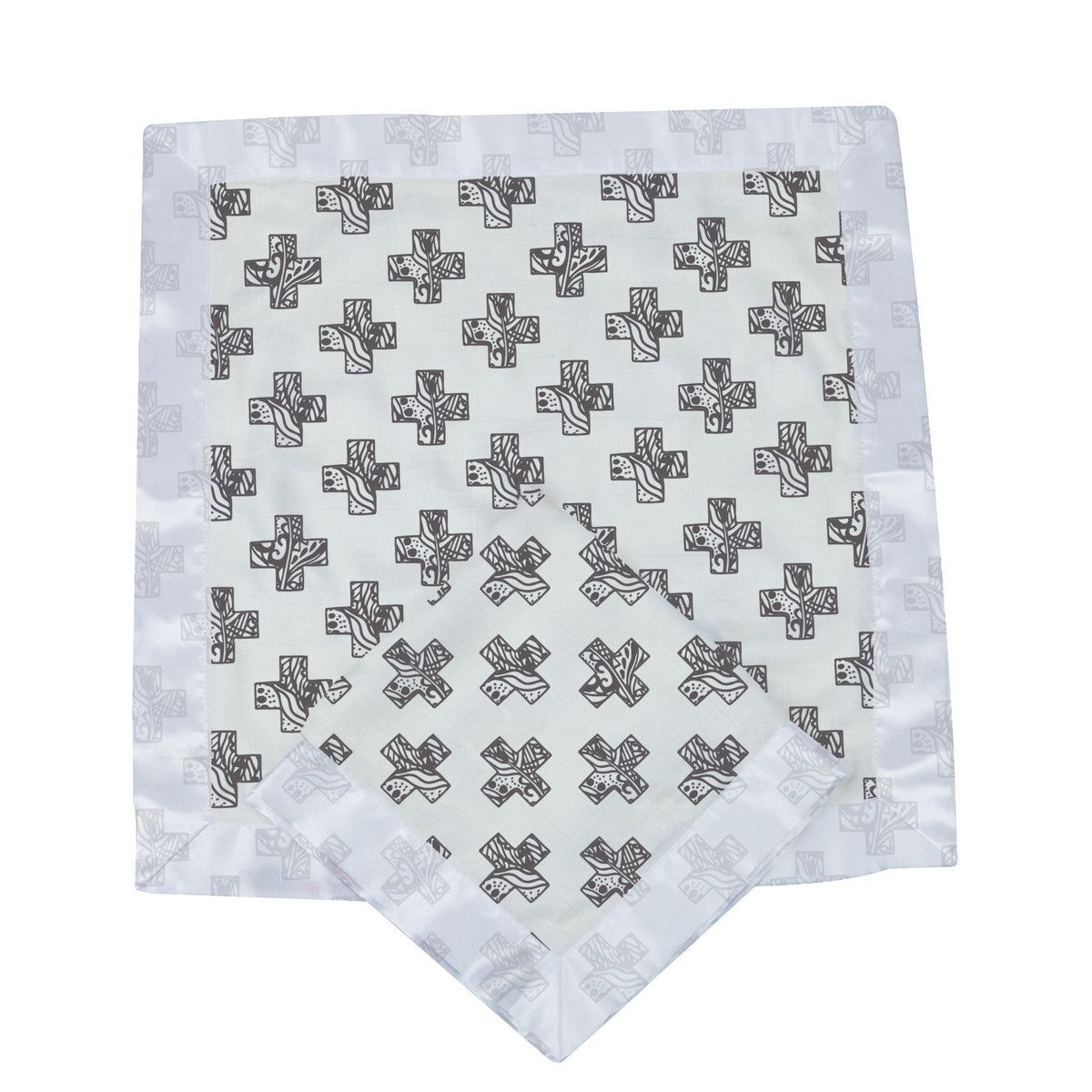 Organic Nordic Stamp Bamboo Muslin Security Blankie by Newcastle Classics at Everetts Place