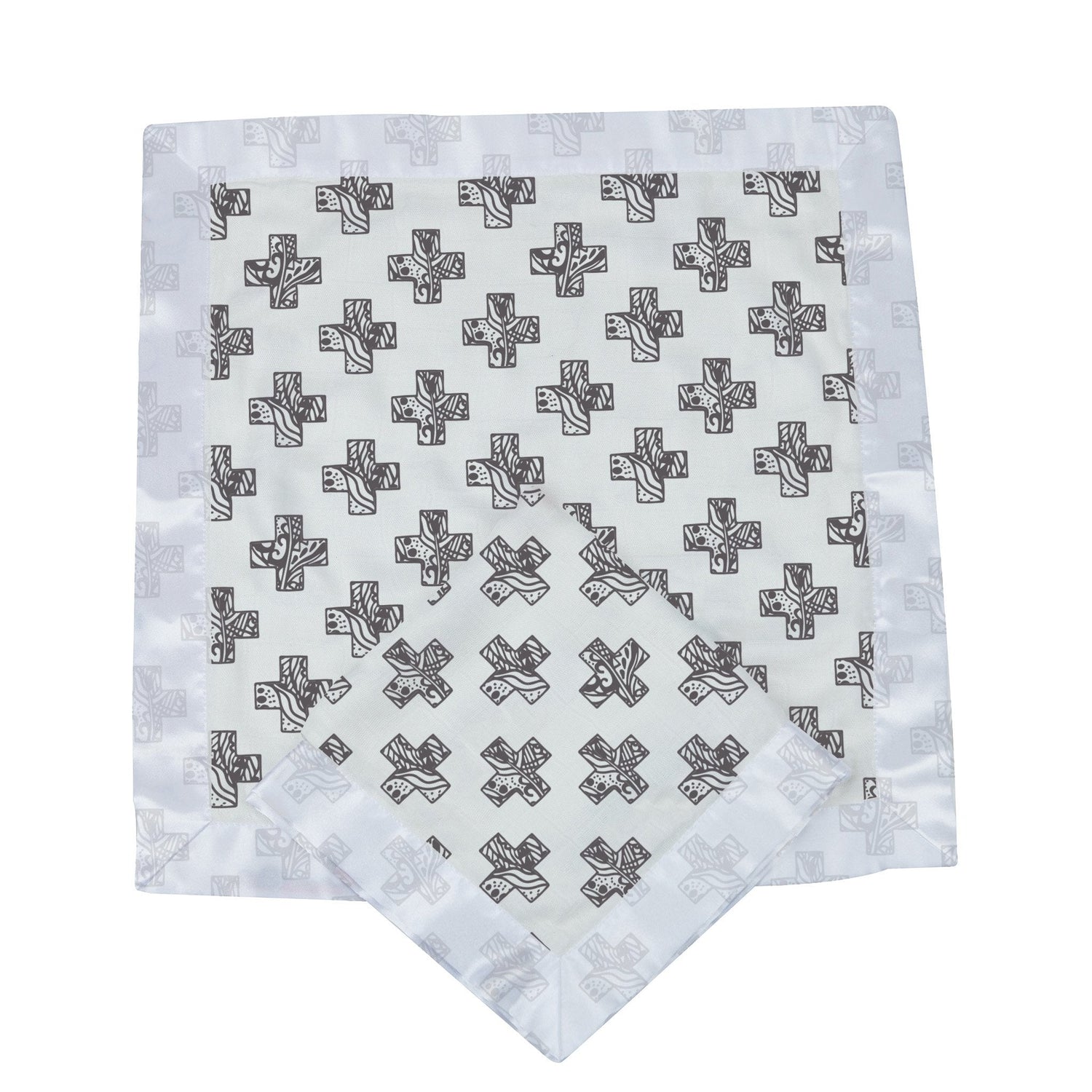 Organic Nordic Stamp Bamboo Muslin Security Blankie by Newcastle Classics at Everetts Place