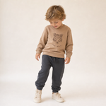 Organic Fleece Jogger Pants - Charcoal by Makemake Organics